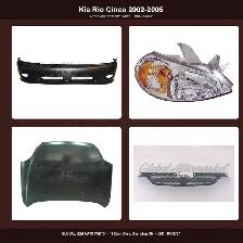 Kia Rio Cinco 2002-2005 Fender Bumper Hood Grille Brand New - Photo 1