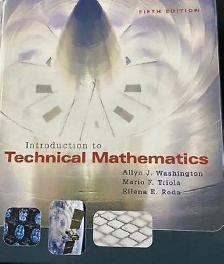 Introduction to Technical Mathematics 5th Edition 9780321374172