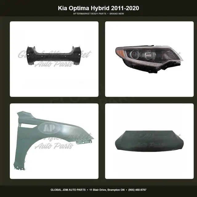 Kia Optima Hybrid 2011-2020 Hood Fender Mirror Bumper Parts