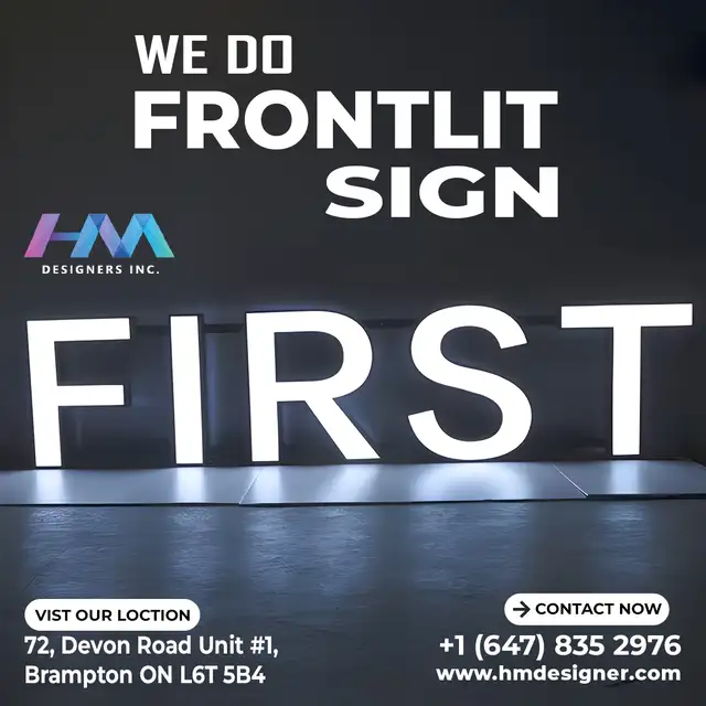Frontlit Signs – Custom Design & Installation