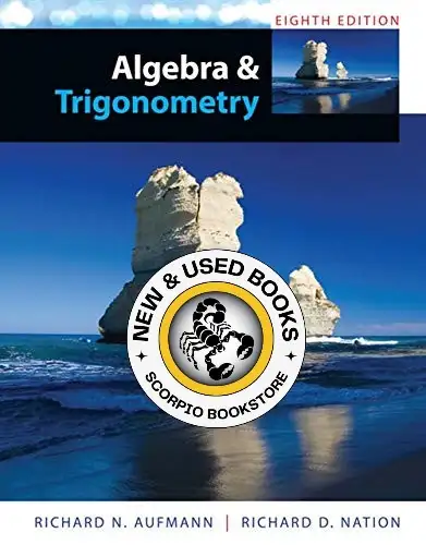 Algebra and Trigonometry 8E   Solutions Manual 9781285449425