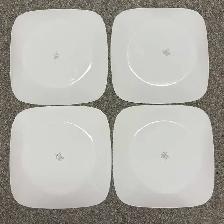 Corelle 10.5' Square 'Simple Lines' Dinner Plates (4pcs) - Photo 2