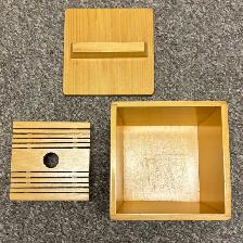 Vintage Handcrafted Japanese Kaiseki Wooden Bento Box - Photo 5