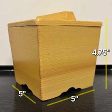 Vintage Handcrafted Japanese Kaiseki Wooden Bento Box - Photo 6