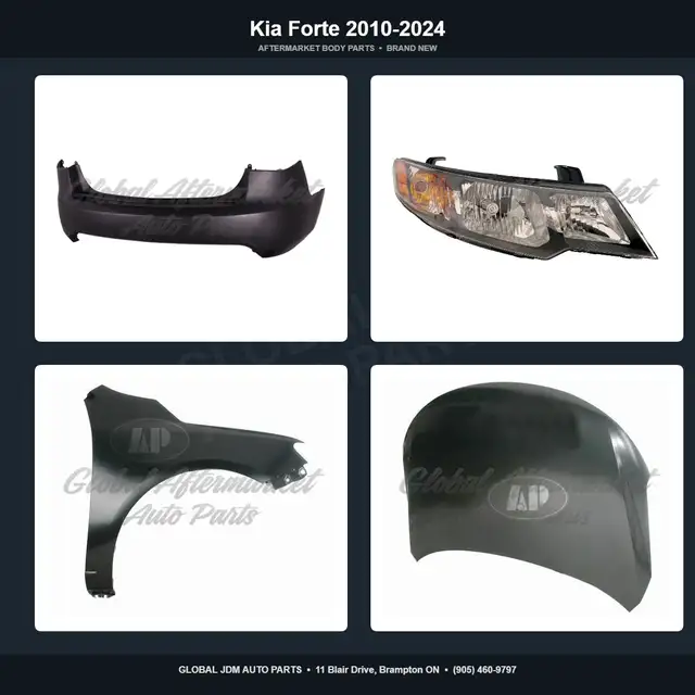 Kia Forte 2010-2024 Grille Mirror Hood Fender Bumper Parts