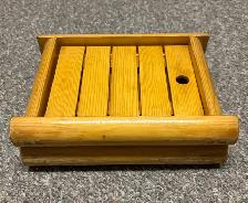 Vintage Handcrafted Japanese Wooden Serving Trays - Set of 2 - Photo 2