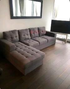 Movie Night Ready: 4 Seater Sectional with Free Delivery