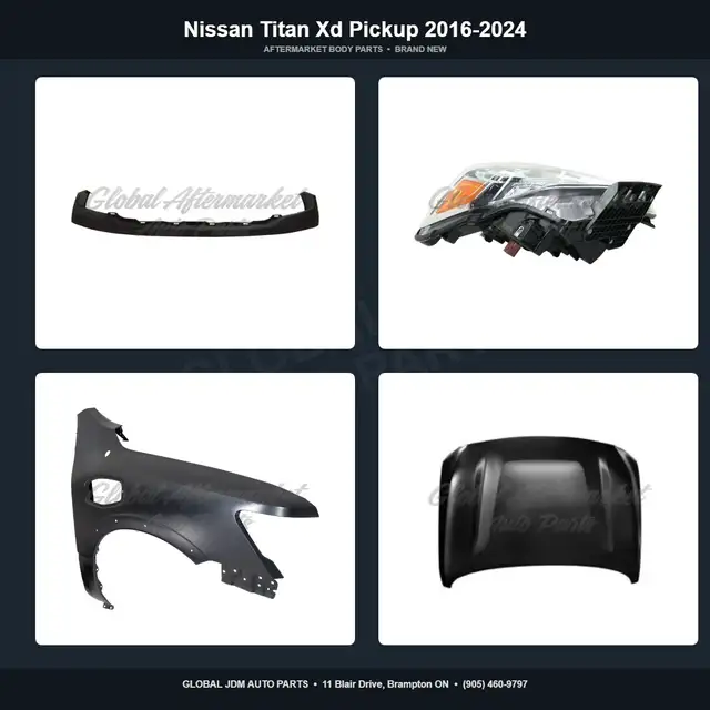 Nissan Titan Xd Pickup 2016-2024 Grille Bumper Mirror Hood