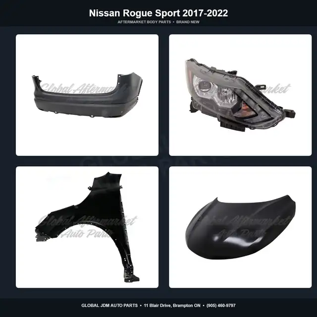 Nissan Rogue Sport 2017-2022 Grille Hood Bumper Absorber