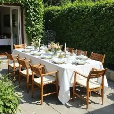 Elegant White Satin Tablecloths (57' x 86')