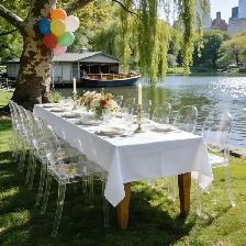 Elegant White Satin Tablecloths (57' x 86') - Photo 9