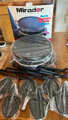 Raclette 6 personne MIRADOR électrique neuf 50$ =514-773-6533