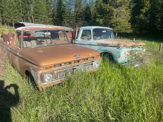 1964 Ford truck   1965 Merc 4 x 4. 250