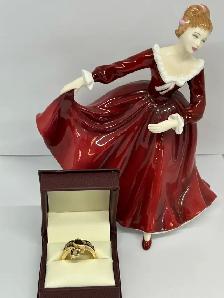 14k vintage bypass Ruby Diamond Ring - Photo 3