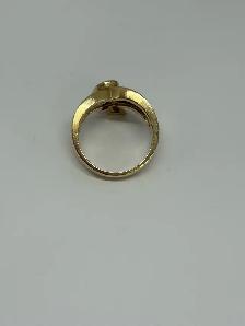 14k vintage bypass Ruby Diamond Ring - Photo 8