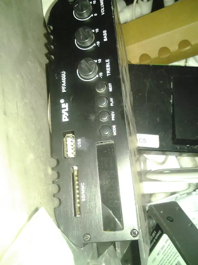 Pyle PFA400U Class T Power Amplifier 100W USB SD Card Reader pc