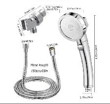 Handheld Shower Head Kit - High Pressure & Water Saving - Photo 7