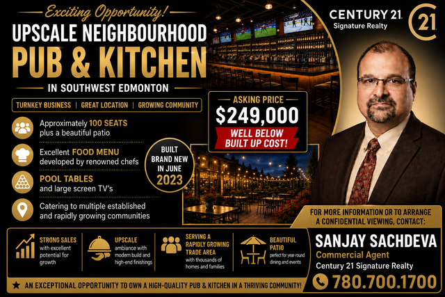 UPSCALE PUB & KITCHEN FOR SALE