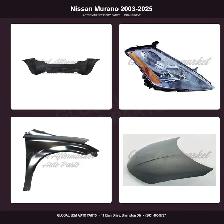 Nissan Murano 2003-2025 Mirror Grille Bumper Hood Absorber