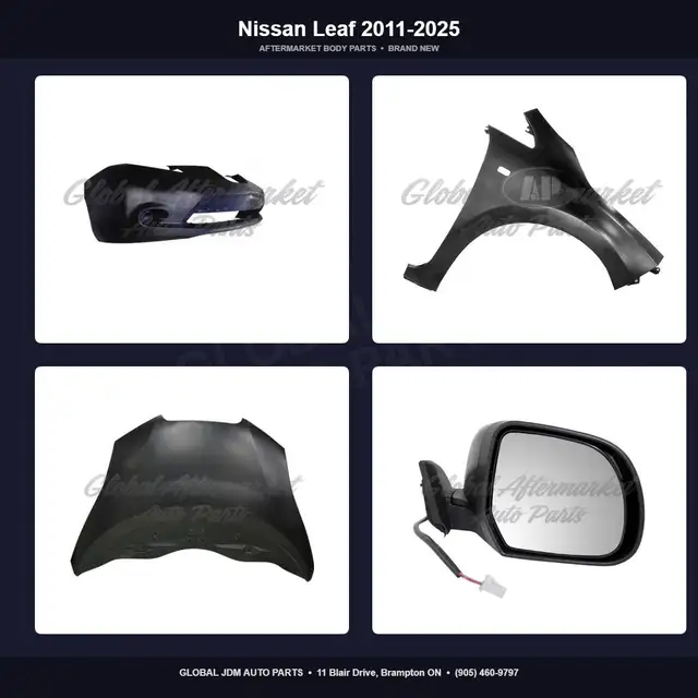 Nissan Leaf 2011-2025 Hood Fender Mirror Bumper Aftermarket