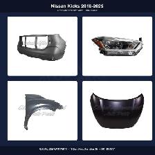 Nissan Kicks 2018-2025 Bumper Absorber Grille Fender Mirror
