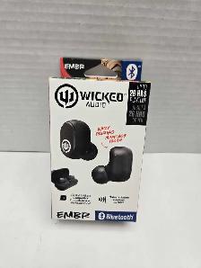 Wicked Audio Embr Bluetooth Wireless Earbuds - Black NEW