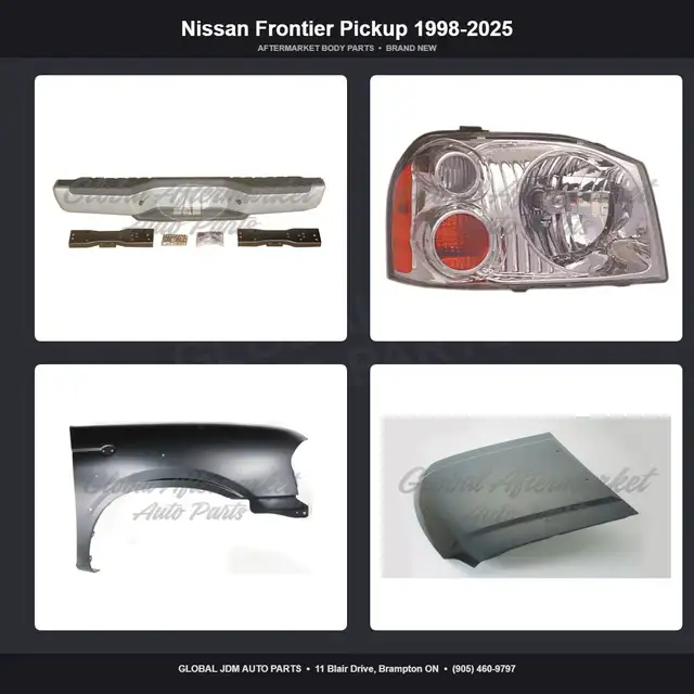 Nissan Frontier Pickup 1998-2025 Hood Fender Bumper Grille