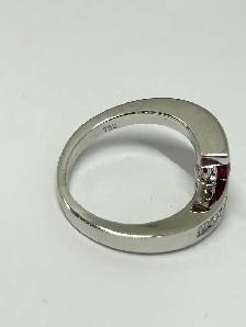 18k WG bypass Ruby and Diamond Ring - Photo 5
