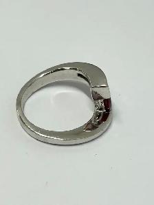 18k WG bypass Ruby and Diamond Ring - Photo 7