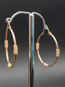 10k Solid Gold Earrings, Hoops, Cross, Studs with Diamonds - Photo 7