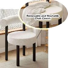 Cozy Bouclé Dining & Lounge Chair – $99 Each - Photo 7
