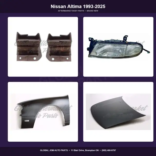 Nissan Altima 1993-2025 Hood Grille Fender Mirror Bumper