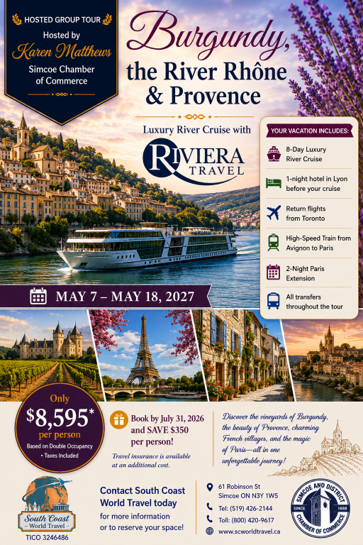 French River Cruise with Simcoe Chamber of Commerce - May 2027