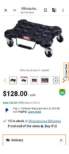Milwaukee Tool PACKOUT Dolly 24-inch x 18-inch