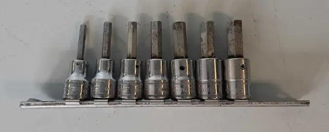 3/8' 7pc. Hex Snap-On 207EFAMY Sockets(31781294)