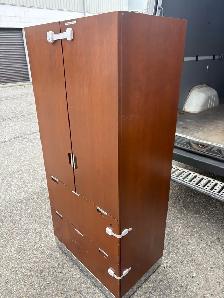 Free delivery used Wooden Cabinet with Shelves and Drawers - Photo 4