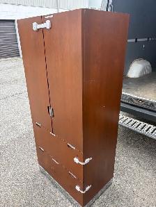 Free delivery used Wooden Cabinet with Shelves and Drawers - Photo 7