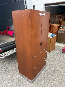 Free delivery used Wooden Cabinet with Shelves and Drawers - Photo 10