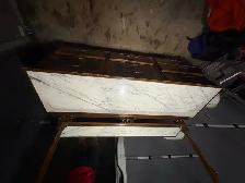 Free delivery used Antique marble Dresser with Mirror - Photo 10