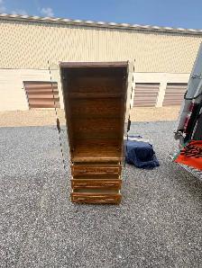Free delivery used Vintage Display Cabinet with Drawers - Photo 7