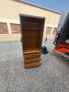 Free delivery used Vintage Display Cabinet with Drawers - Photo 8