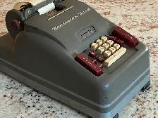 Vintage Remington Rand Adding Machine. Tested and Works Great - Photo 7