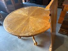 Free delivery used Oak Pedestal Table