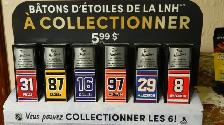 Tim Horton Présentoir Baton de hockey d'étoiles d le LNH  Mint
