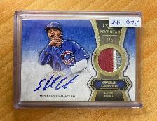 2012 Topps Five Star Patch Autographs #SC Starlin Castro #'d 3/5