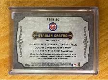 2012 Topps Five Star Patch Autographs #SC Starlin Castro #'d 3/5 - Photo 2