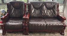 3 piece leather sofa set for immediate sale! - Photo 2