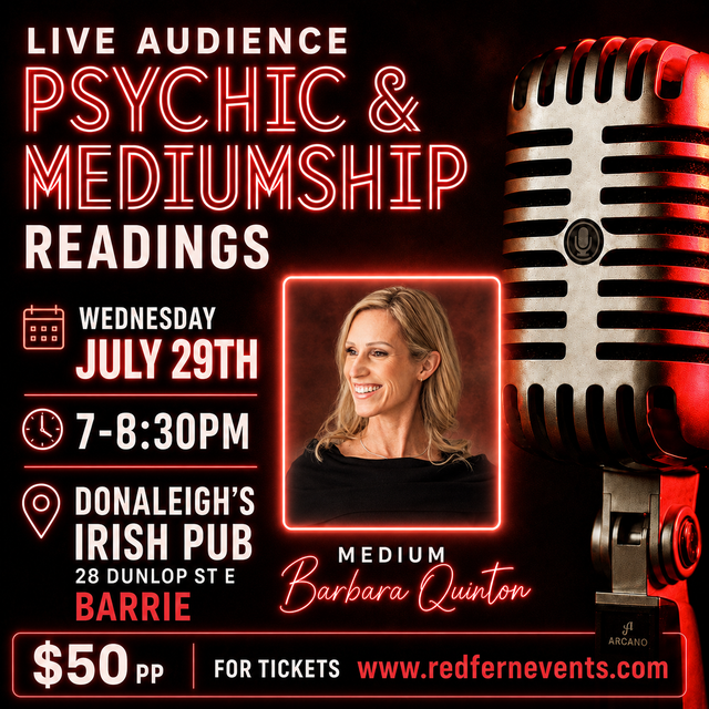 LIVE AUDIENCE PSYCHIC & MEDIUMSHIP READINGS, BARRIE