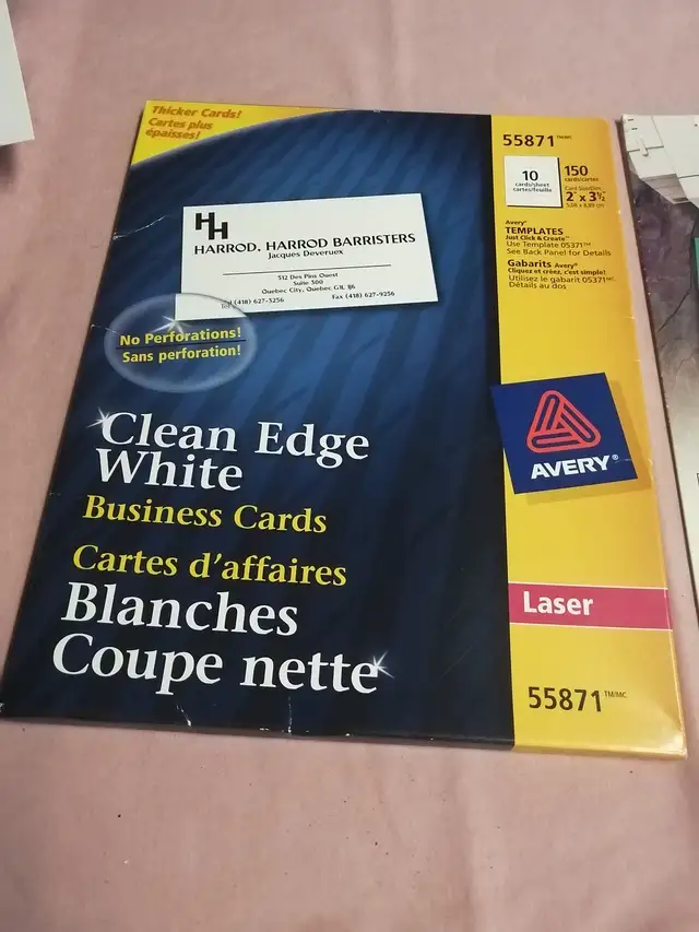Avery and HP paper $5 each