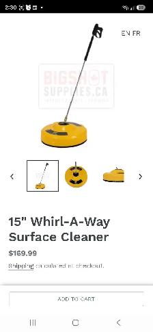 BE Whirl-A-Way 15 inch Surface Cleaner - Photo 3